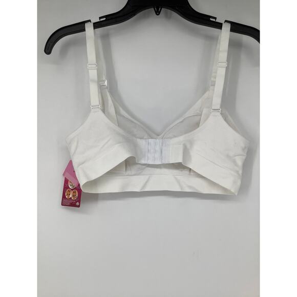 Magic Bodyfashion Size XL White Mama Comfort Nursing Bra Padded Wireless G28-18 - Picture 4 of 7